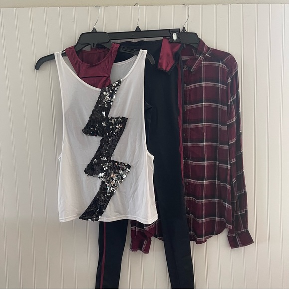 WEISSMAN Sequenced Lightning Bolt 4 piece hip hop costume Item# 0066 ⚡️ - Picture 11 of 13